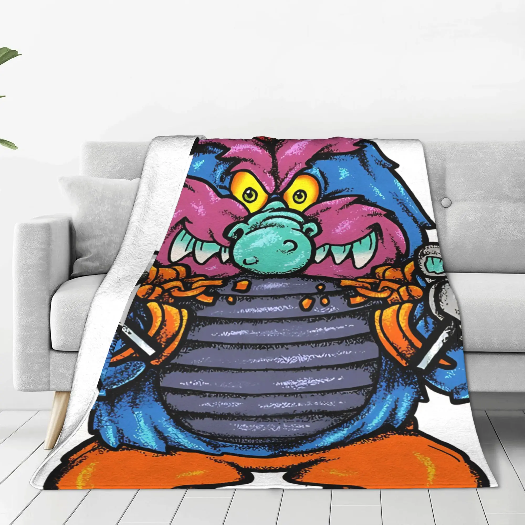 1PC Cartoon Monster with Cuffs  My Pet Monster Home Room Decorations Winter Blankets For Adults Bedding Home Interior Sofa Knee