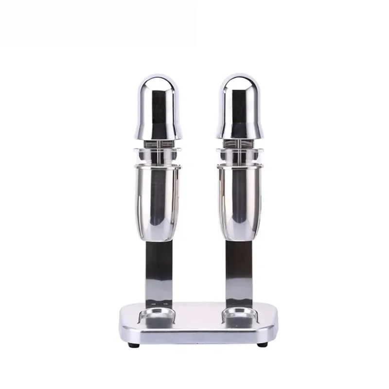 Double Head Countertop Stainless Steel Milk Shaker Commercial Drink Mixer for Milk Tea Shop Bubble Tea