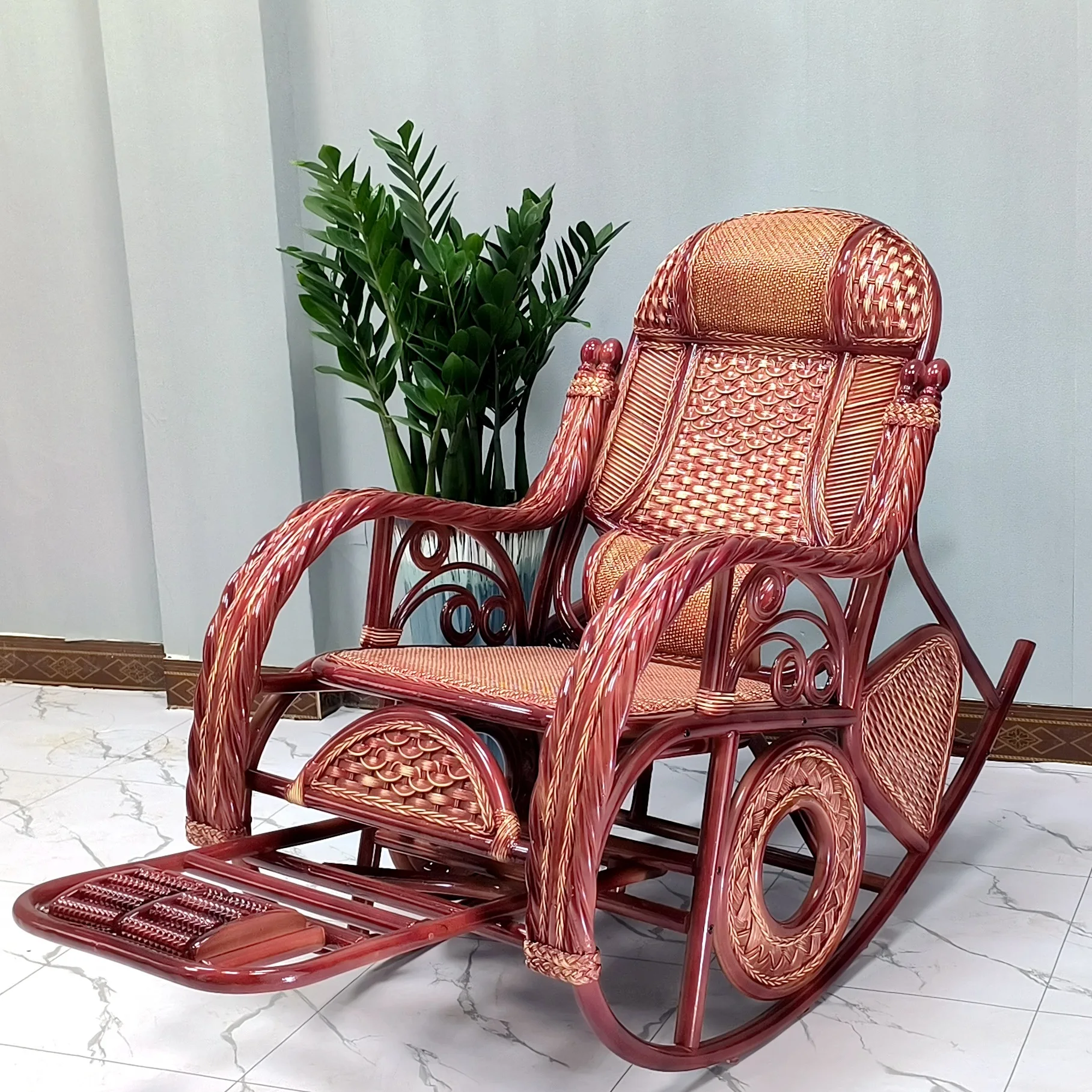 True vine rocking chair happy chair balcony elderly adult home rocking leisure