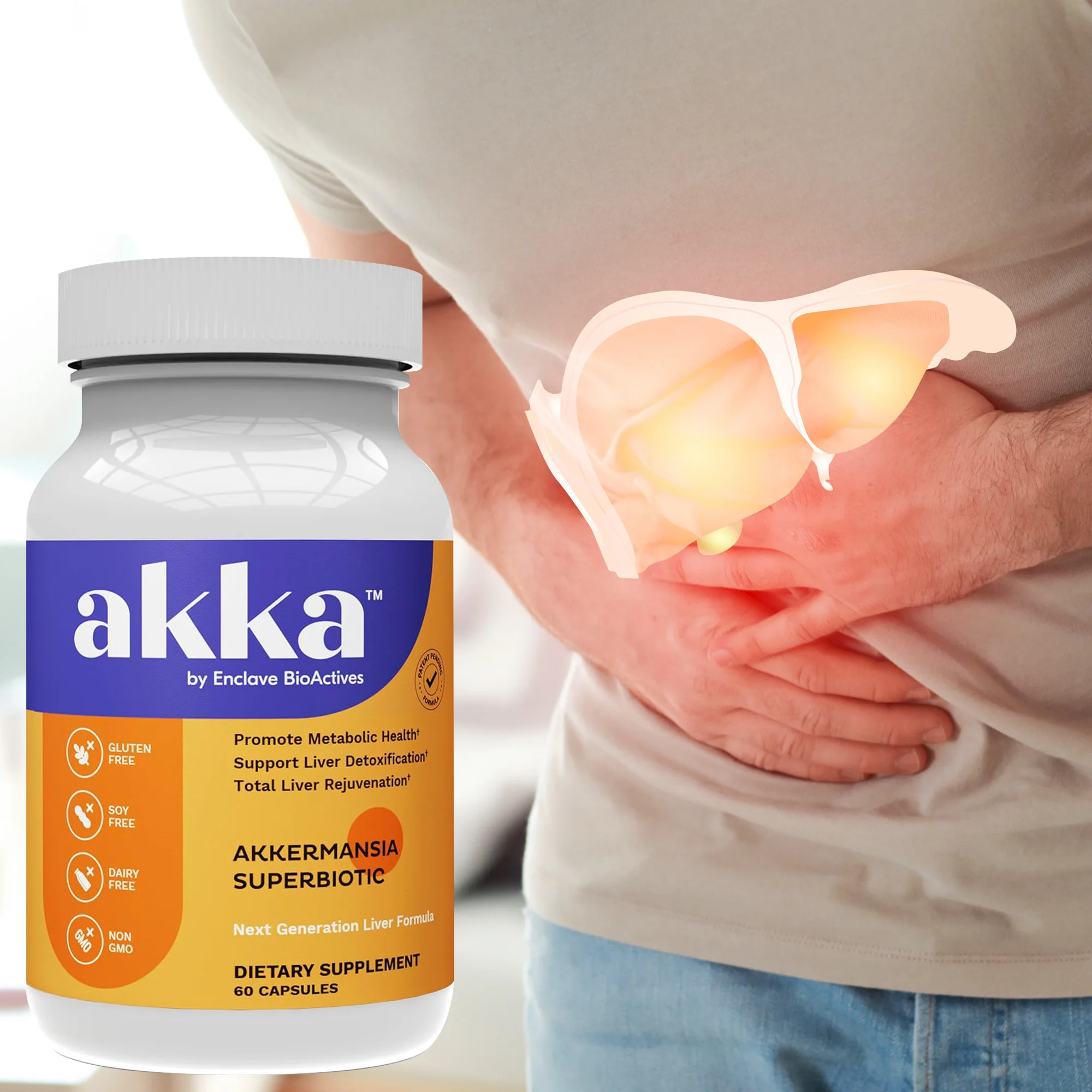 AKKA Supplements - Promote Metabolic Health, Support Liver Detoxification, Total Liver Rejuvenation