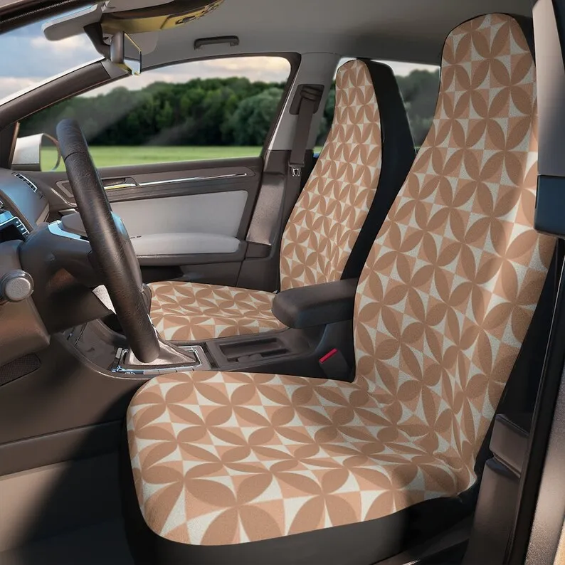 

Retro Car Seat Covers For Women, Vintage Car Seat Covers for Vehicle, 70s Car Accessories for Women, Cute Retro Car Seat Cover