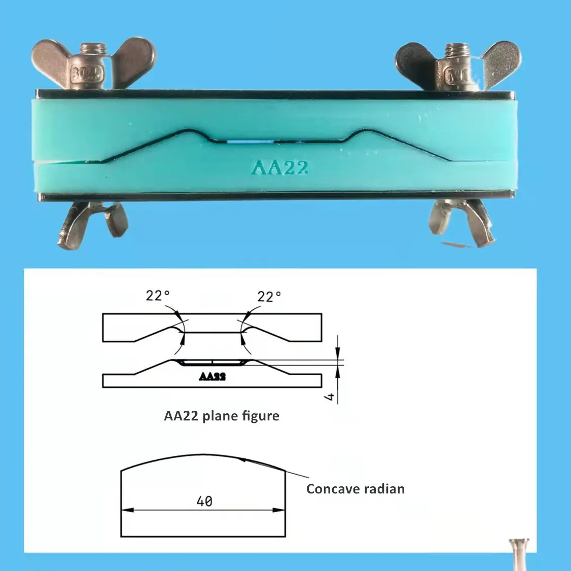 AA22 Custom Deck Fingerboard Mold