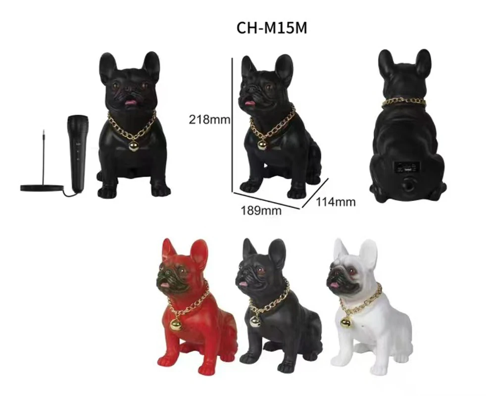 Портативный стерео Super Bass USB AUX Внешний Полный сабвуфер для собак m13 m15 bluetooth динамик bulldog с сабвуфером
