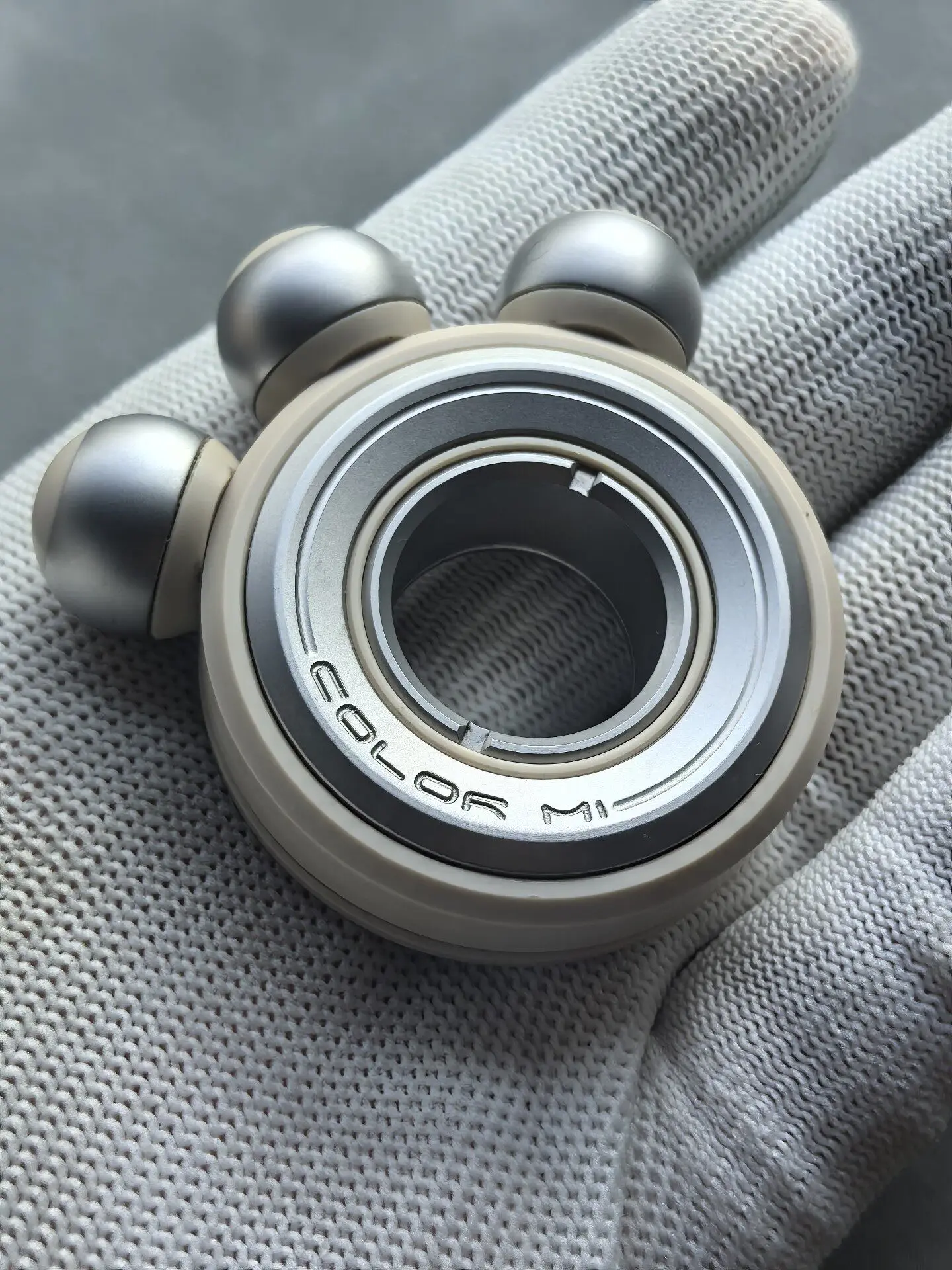 Used EDC Color Mi Edc Karami, Three-legged Cat Edc Push Card, Magnetic Push Sprocket Fidget Spinner