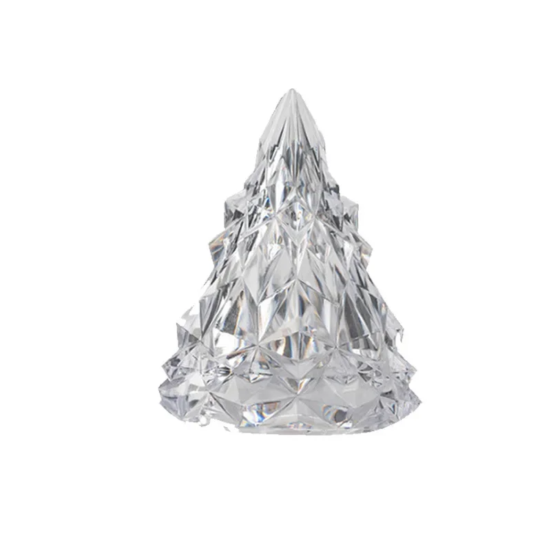 Crystal Ins Christmas Tree Night Light, Cabeceira Luz Ambiente, Abajur, Modelling Table Lamp, Dormitório Quarto