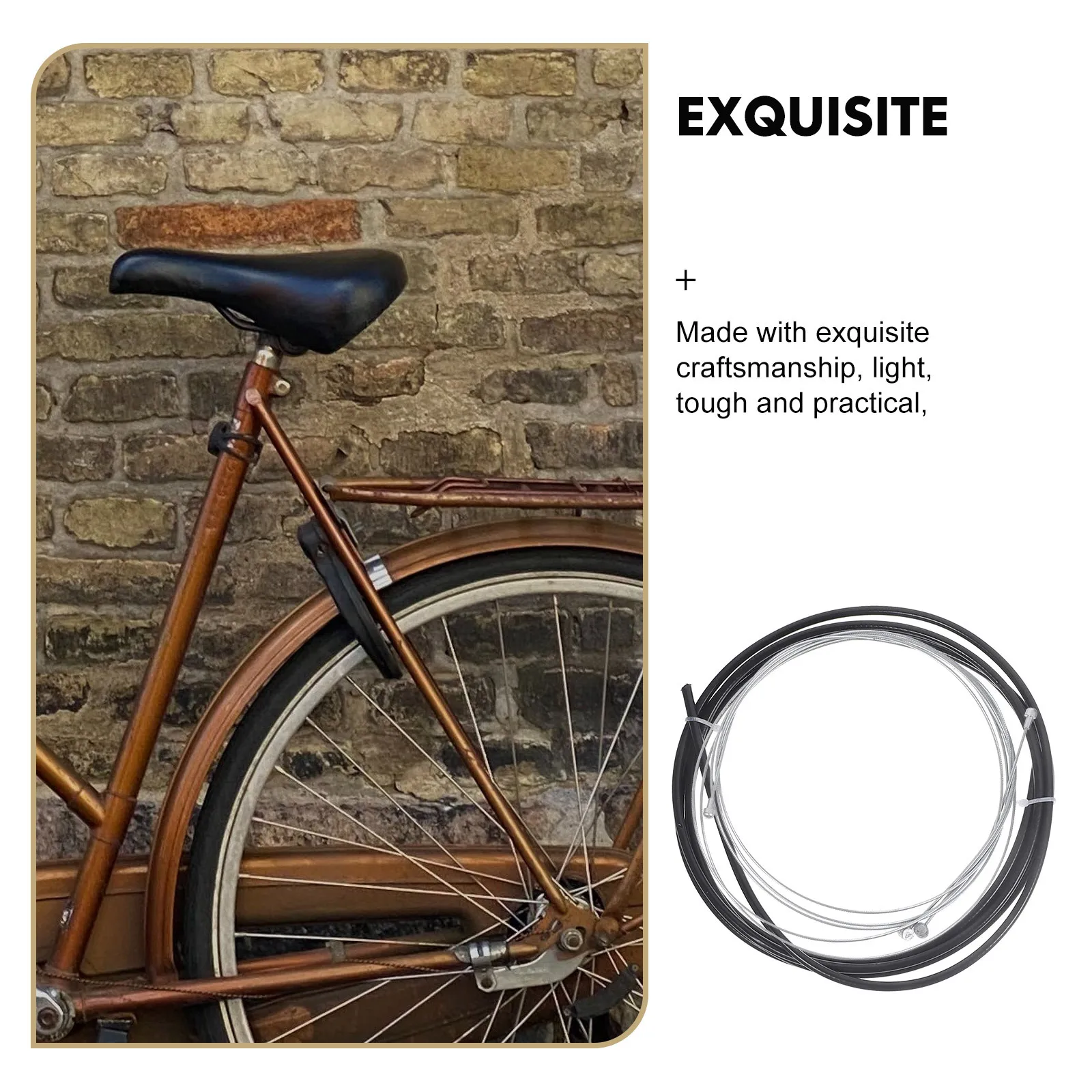 

1 Set Bike Shift Cable Kit Galvanized Steel Durable For Mountain Road Folding Bikes Replacement Shift Cables Bicycle Brake Parts