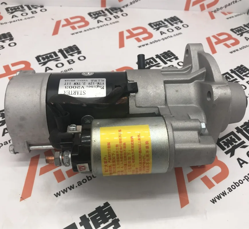 V2003 V2203 V2403 V2607 V3307 Starter Motor 6685190 6676957 For S130 S160 S185 S650 Bob-cat Loader Starter