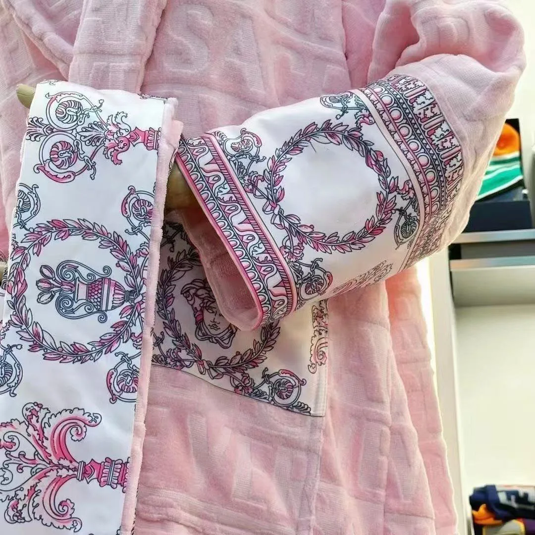 رداء حمام للرجال والنساء، رداء طويل من القطن الفاخر على طراز الفندق، ملابس منزلية مريحة من القطيفة #6