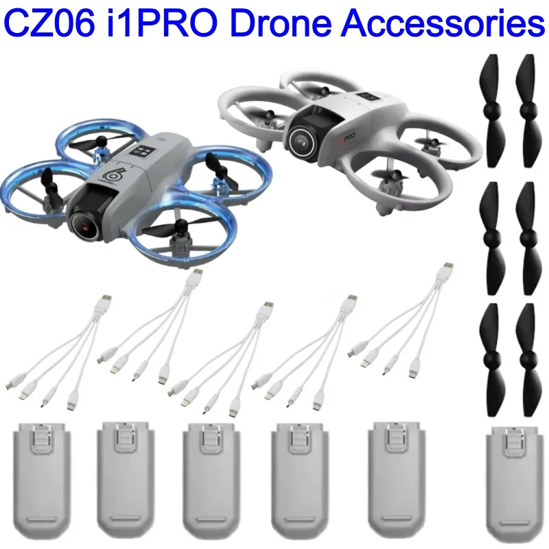 CZ06 I1PRO Drone Accessories CZ06 I1PRO RC Drone Battery 3.7V 1800mAh Battery For CZ06 Drone Quadcopter USB Line Propeller