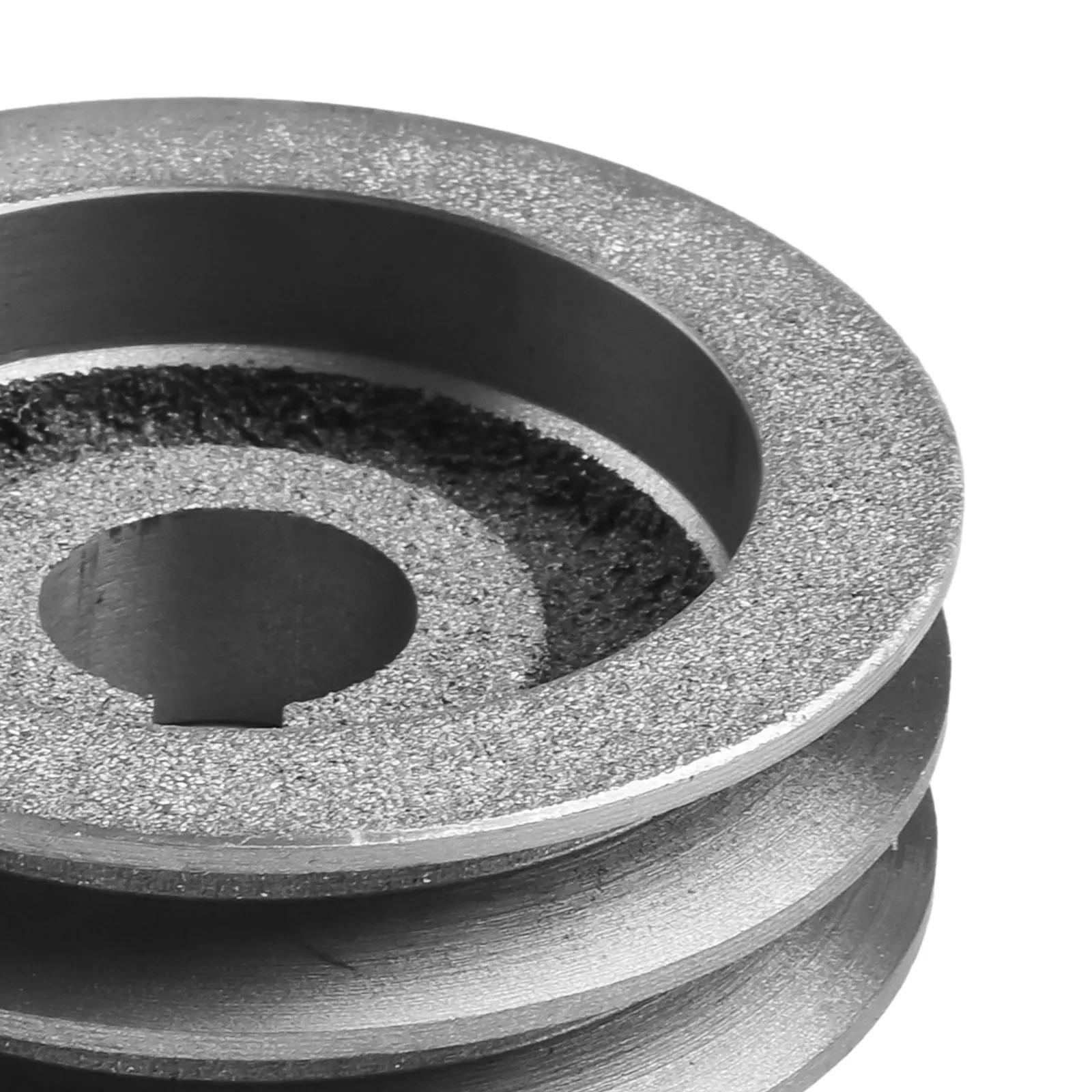 V-Belt Pulley Cast Iron A-Type Double Slot Pulley Motor Pulley Material Cast Iron Dia 50mm-100mm Power Tool Accessories