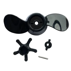 Solar Marine Outboard Electric Motor Replacement Propeller Kit for 18lbs 28lbs 40lbs 50lbs 60lbs Trolling Engine Paddles