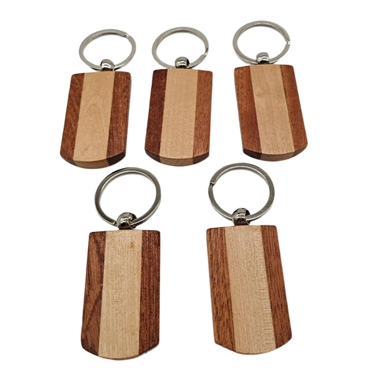 

Пустой брелок для ключей с прямоугольной гравировкой для деревянного прямоугольника