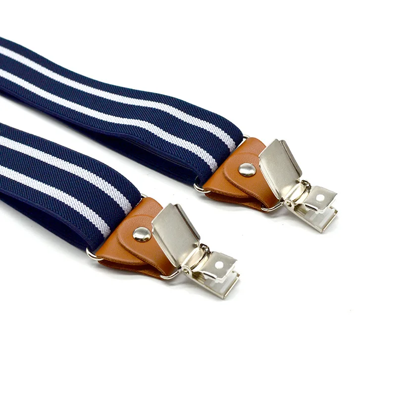 5 قطعة/الوحدة شريط 3.5X120 سنتيمتر 3 مقاطع رجالي قابل للتعديل الحمالات بنطلون حزام مطاط الأقواس الظهر الأشرطة الحمالات #5