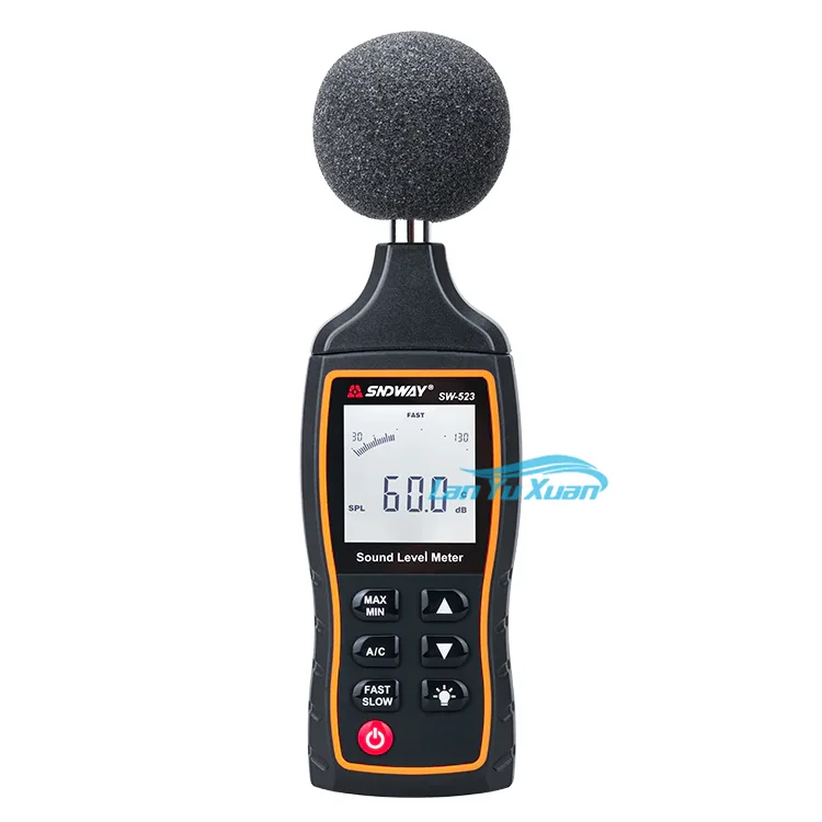 

SNDWAY SW-523 Portable 30~130dB Noise Measure Digital Sound Level Meter