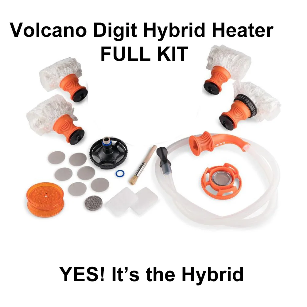 2022 Newest Arrival Volcano Digit Humilifiers Hybrid Version With Easy Valve Included And Herbal Mill Grinders In Stock Ship Now