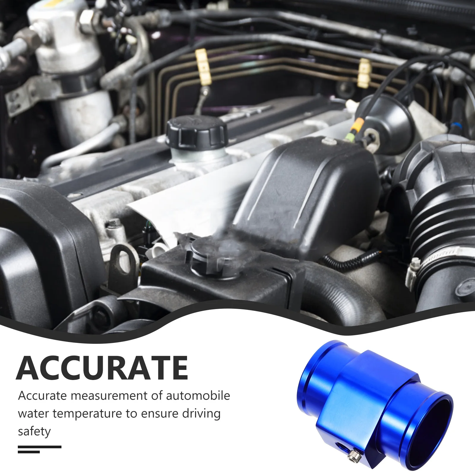 

Water Temperature Sensor Replacement Coolant Radiator Car Temp Gauge Accessories Aluminum Alloy for All Models Easy Install