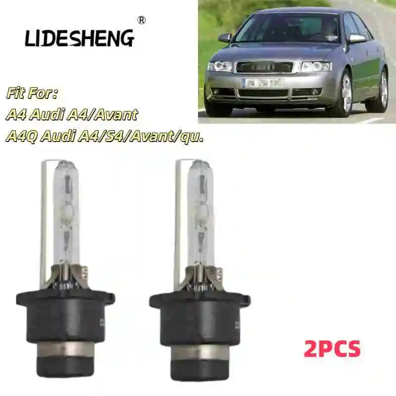 LN10445701 2PCS HID XENON HEADLIGHT BULBS SET For A4 Audi A4/Avant A4Q Audi A4/S4/Avant/qu.
