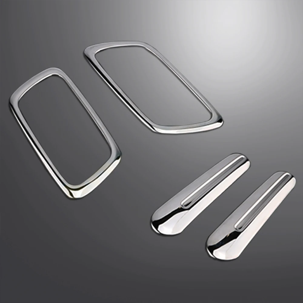 JY SUS304 Stainless Steel Inner Door Handle Cover+Bezel Car Styling Protector Accessories Sticker For Honda STEPWGN RP1/4 2015