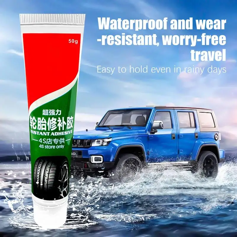 

Tire Repair Liquid Adhesive Auto Tire Puncture Repair Glue Safe And Harmless Tire Crack Repair Tool For Repairing Flaking