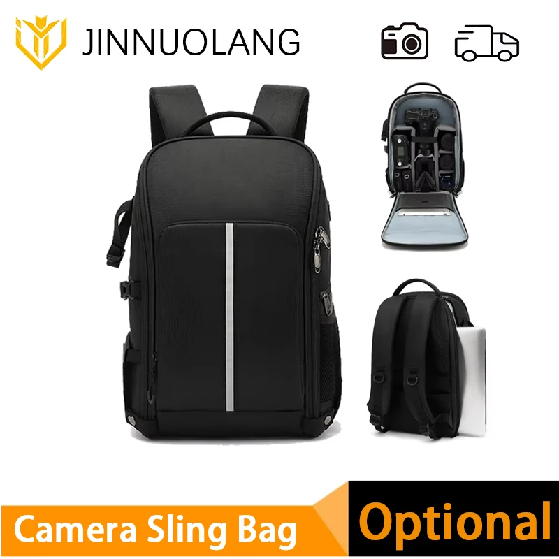 Waterproof Camera Backpack, Large-Capacity Outdoor Multi-Functional Photography Backpack, Suitable for Most Cameras and Tripods.