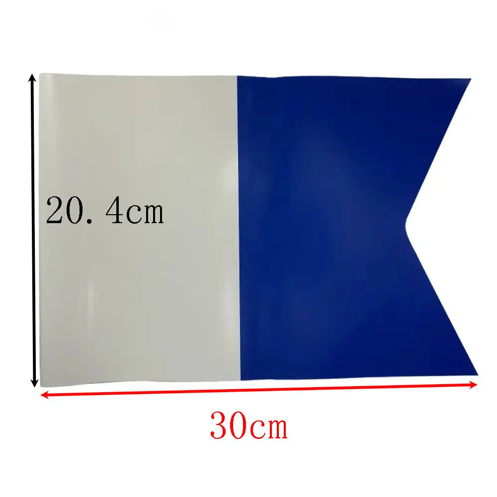 Waterproof PVC Alpha Flag Scuba Diving Flag International Divier Down Flag Surface Marker Flag Diving Flag Accessory