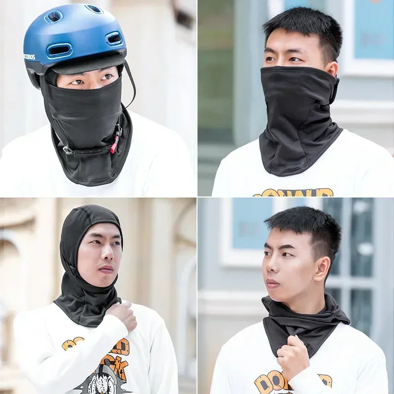 ROCKBROS Keep Warm Balaclava Winter Women Men's Motorcycle Bike Helmet Inner Cap Cycling Skiing Face Mask Thermal Windproof Hat