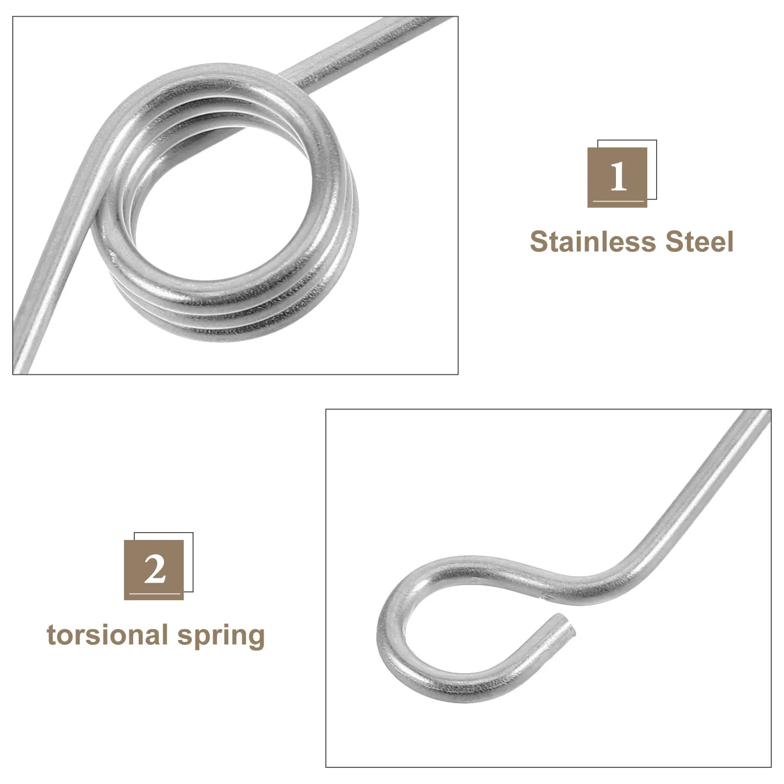 20Pcs Stainless Steel Tiny Torsion Spring Clips Recessed Lighting Accessories Secure Fit Elegant Design for Residential