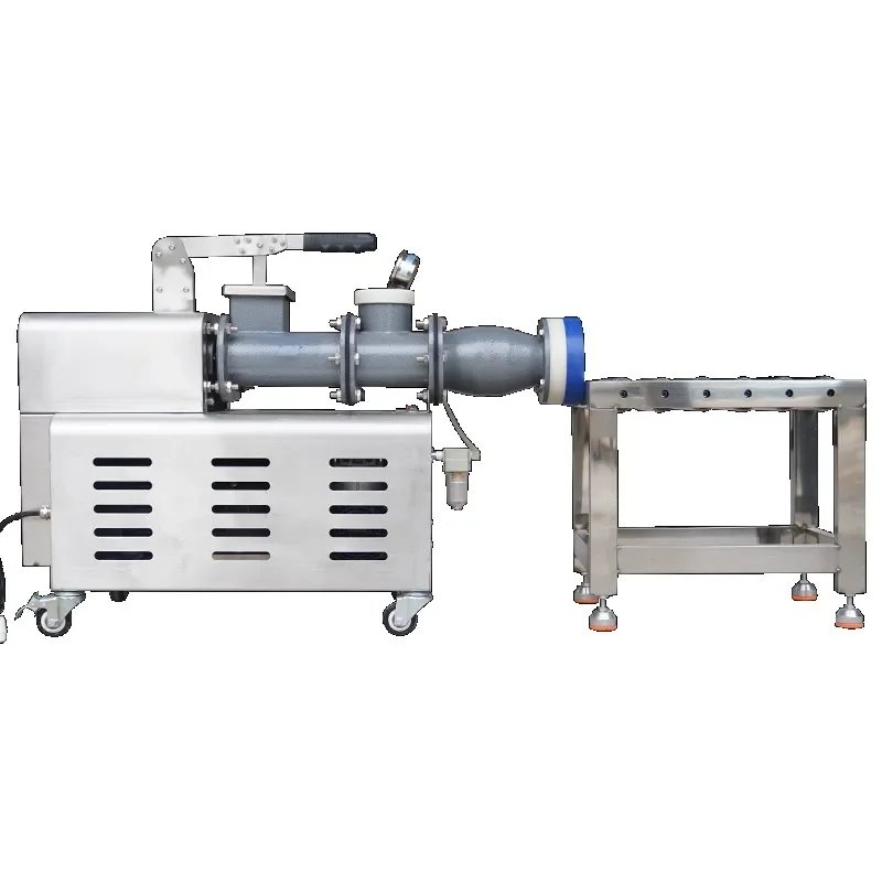 Ceramic vacuum mud refiner, biaxial stainless steel spiral blade