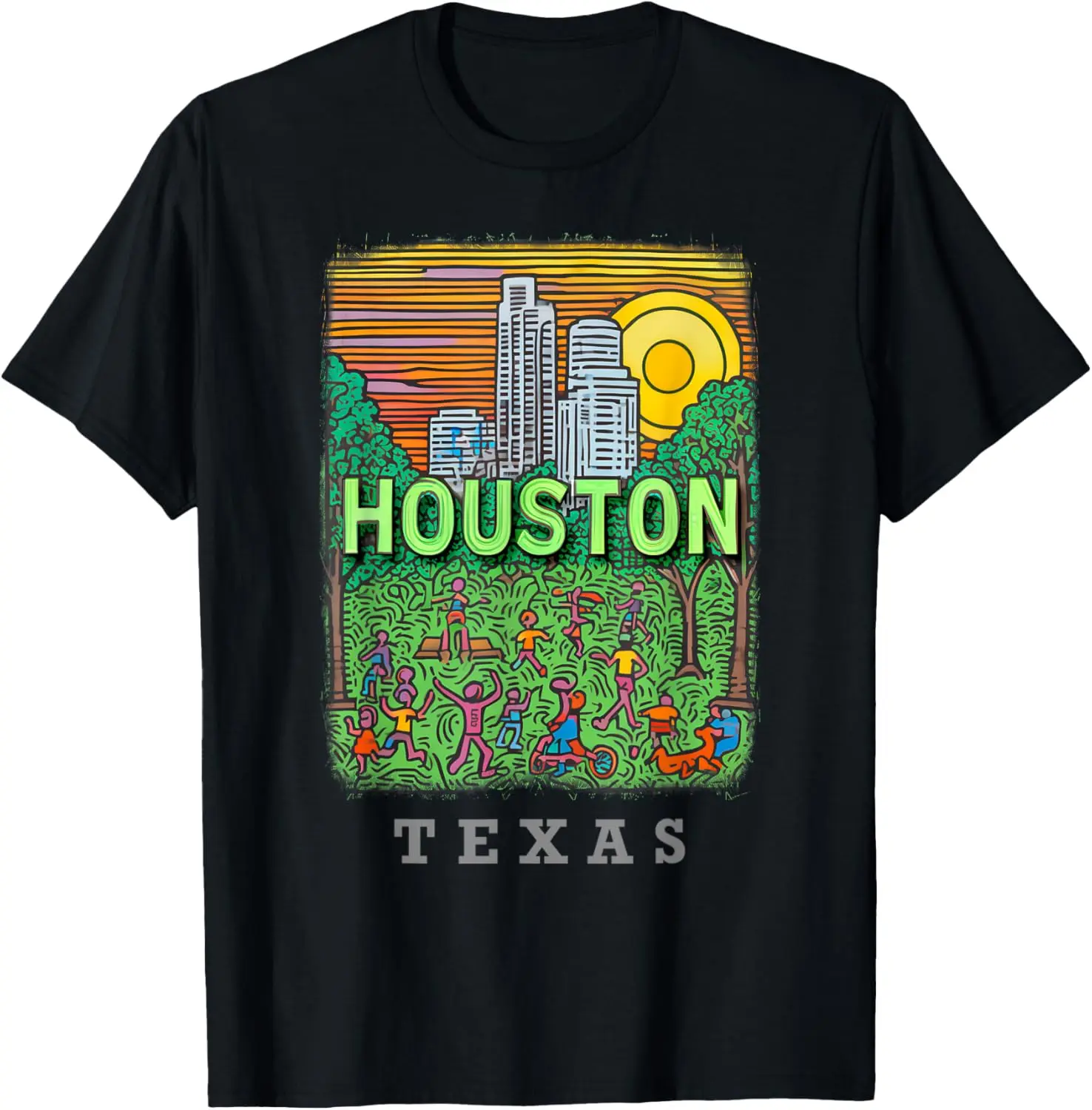 

Футболка Houston Texas TX Urban Oasis SD953
