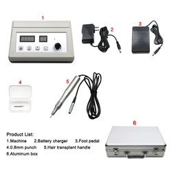 GREATLH Machine Instrument 1 Set Hair Transplant Machine Fue Hair Transplant Extraction New Hair Follicle Extractor