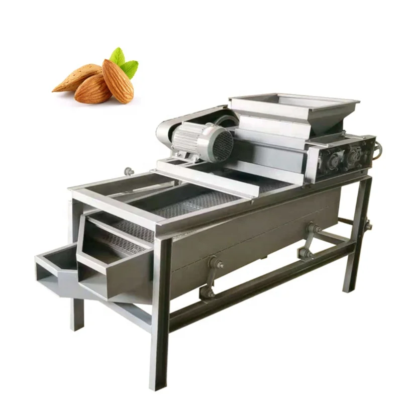 Almond Processing Machines Almond Nut Shelling Machine Apricot Kernel Cracking Machine for Nut Processing FL Customized