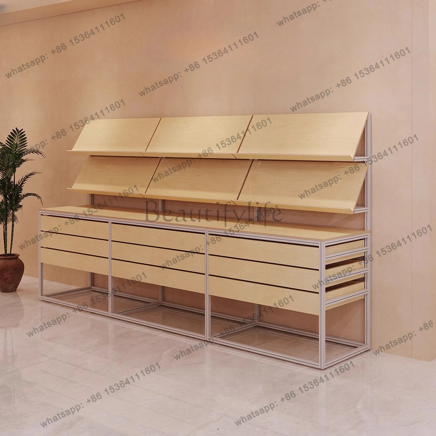 

Bookshelf Floor Shelf Multi-layer Storage Rack Home Living Room Display Rack