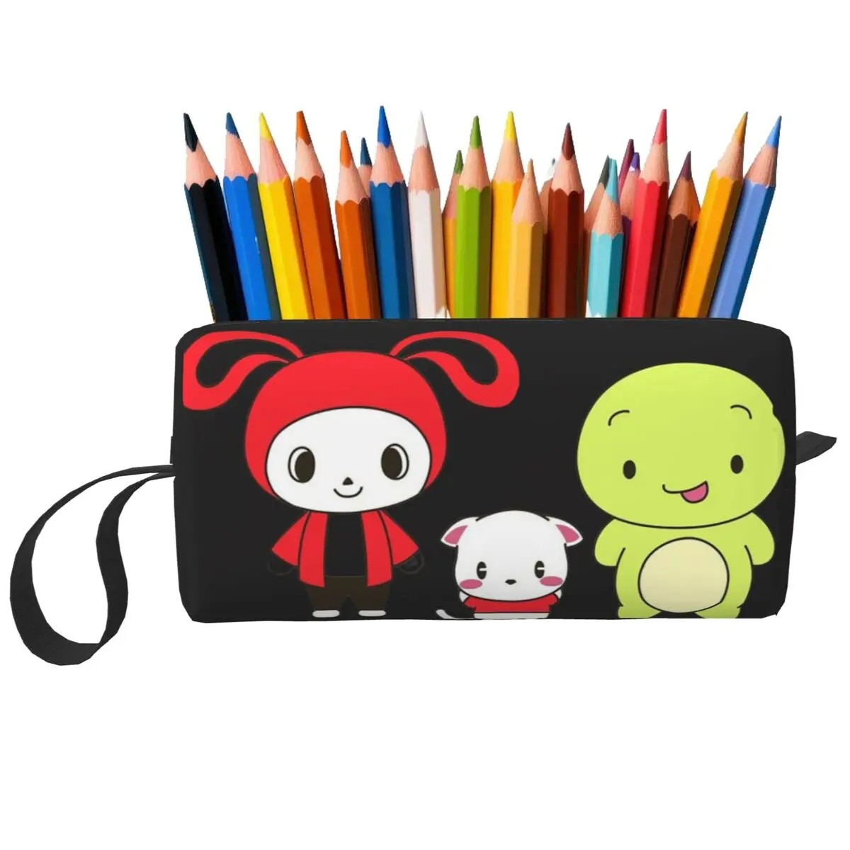 JJ MIKEY MAIZEN مقلمة للطلاب صندوق القلم المدرسية حقيبة أقلام رصاص لوازم مكتبية السفر المرأة حقيبة مستحضرات التجميل المنظم الحقيبة