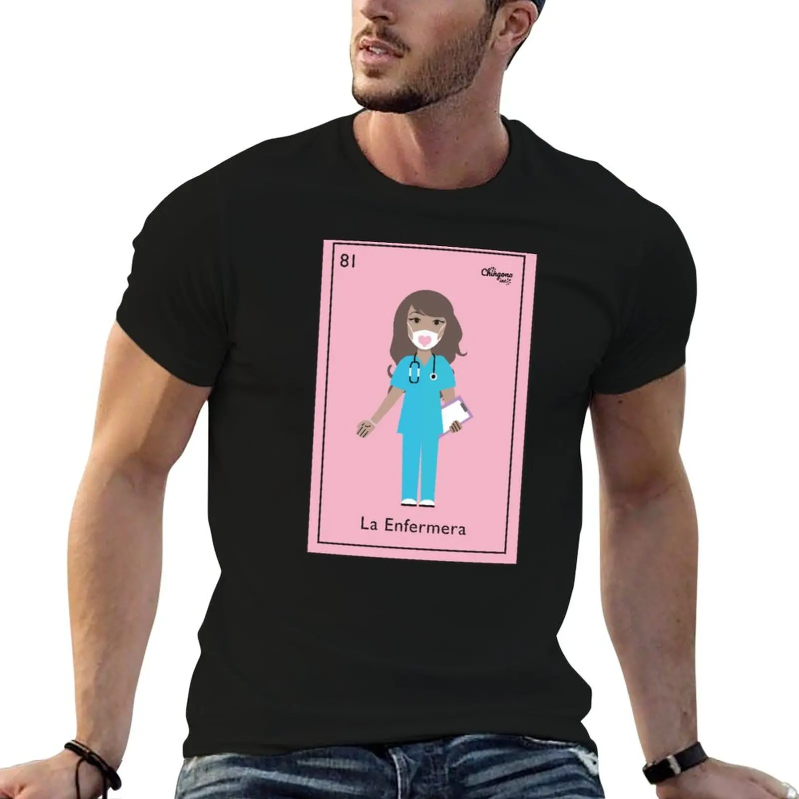 La Enfermera 2020 T-Shirt kawaii clothes anime tshirt shirts graphic tee men