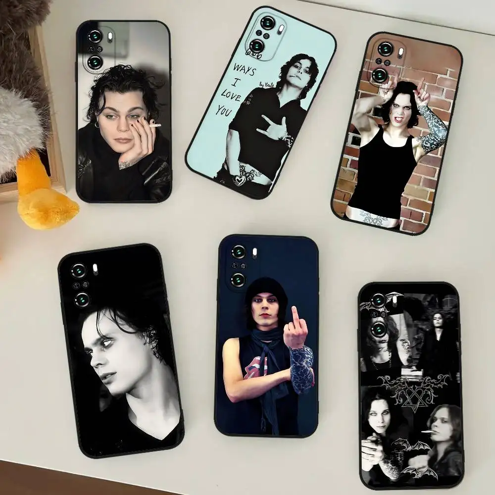 

Singer V-Ville Valo Phone Case For Slim Black Xiaomi 11 12 Redmi Note 11 5G 8T 9A 9 10T Note 8 9 12S Ultra Shockproof Protection