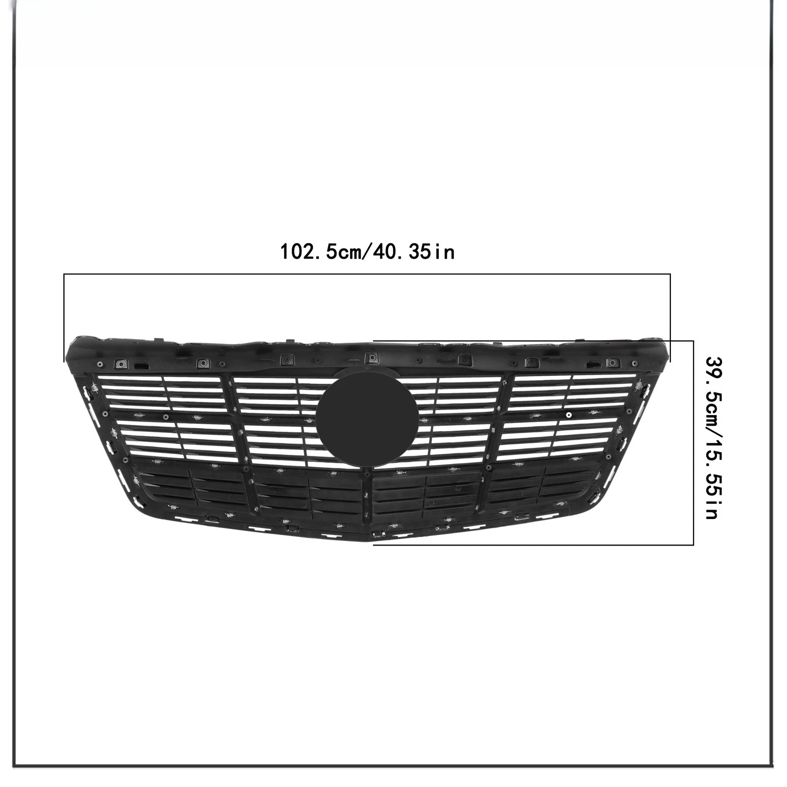 22753187 For Cadillac CTS 2014 2015 Front Bumper Grille Assembly Chrome - Detail 1