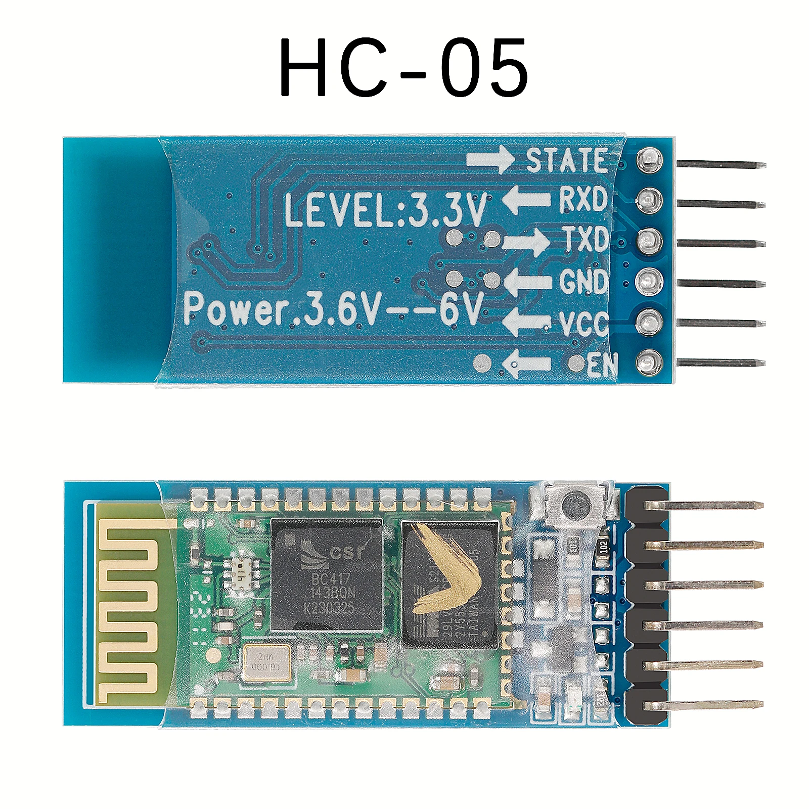 HC 05 Bluetooth ModuleRf Wireless Bluetooth Transceiver Slave Module Rs232 / TTL To UART Converter And Adapter