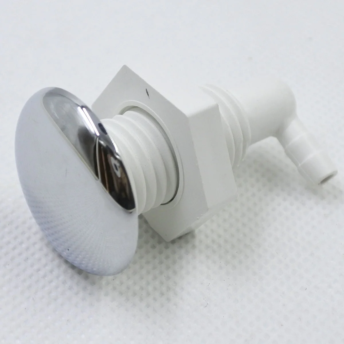 10มม.30มม.ฝาครอบ Twisted ฟัน Bow Bubble หัวฉีดโครเมี่ยมหมวก PVC ฐาน Hot Tub Air Jet หัวก๊อกอ่างอาบน้ำอุปกรณ์เสริม