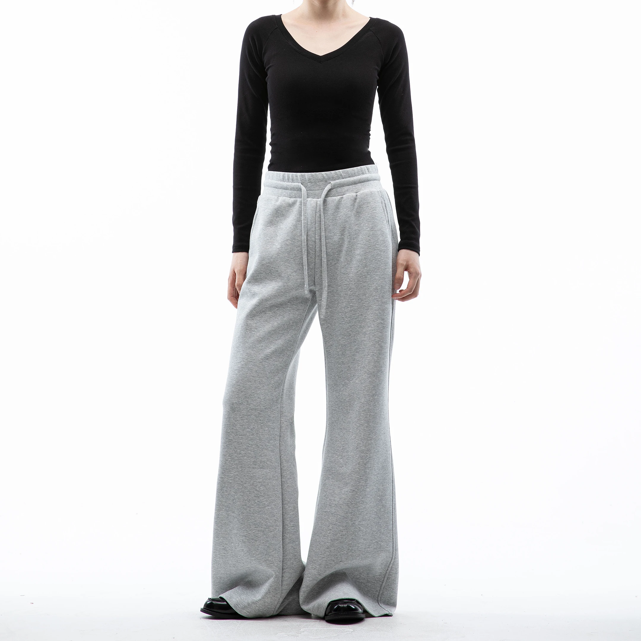 Low Waist American Style Hot Girl Casual Pants Women's Spring Autumn Yoga Pants Slimming Flared Sports Trousers