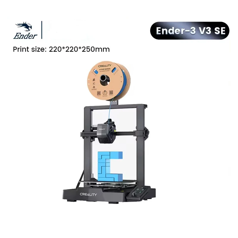 

3D-принтер Creality Ender-3 v3 SE с двумя осями Z, поддержкой экструдера Sprint Direct, автоматическим выравниванием и быстрой печатью