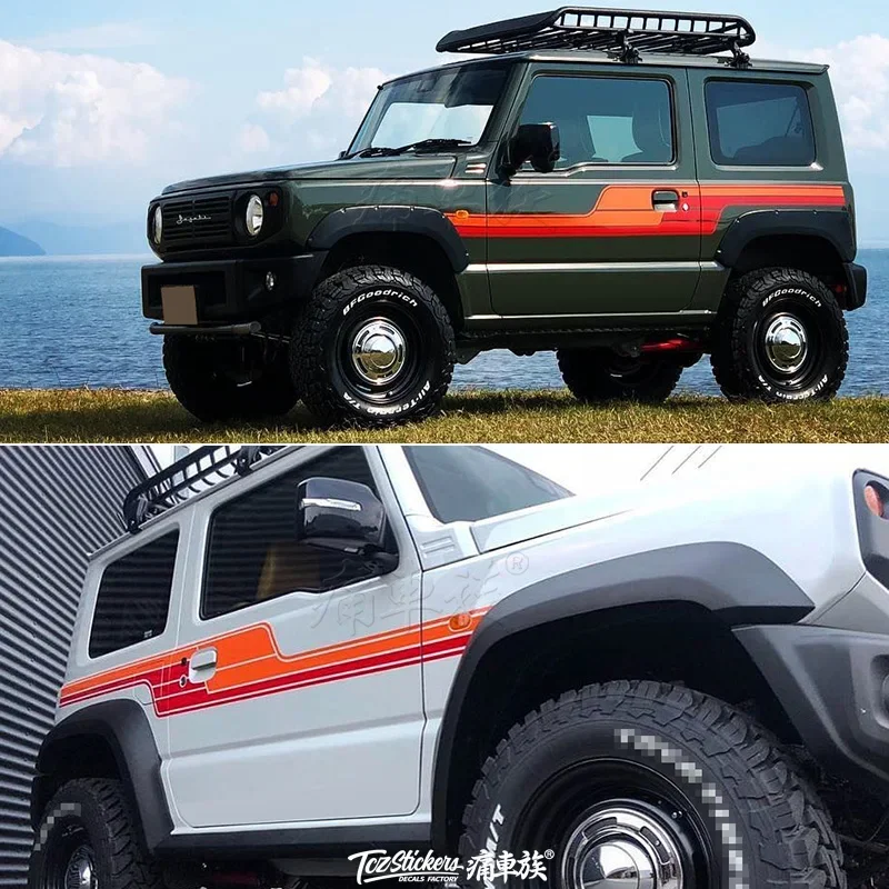 

car sticker FOR Suzuki Jimny garland special car decoration modified waist line body coating Decal sports film accessories