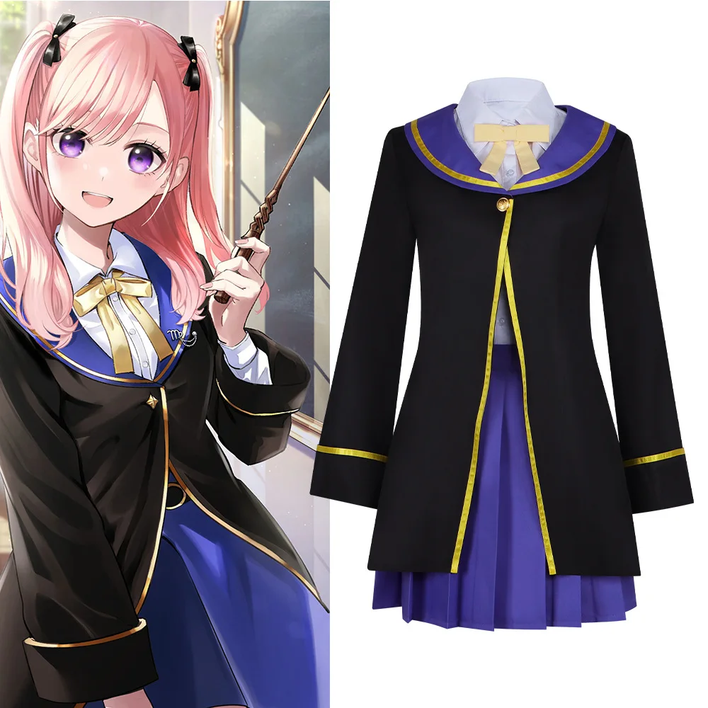 

Black Cat and Witch's Classroom Cos Suit Witch Spika Cosplay Magic Academy School Uniform Two-dimensional C Suit