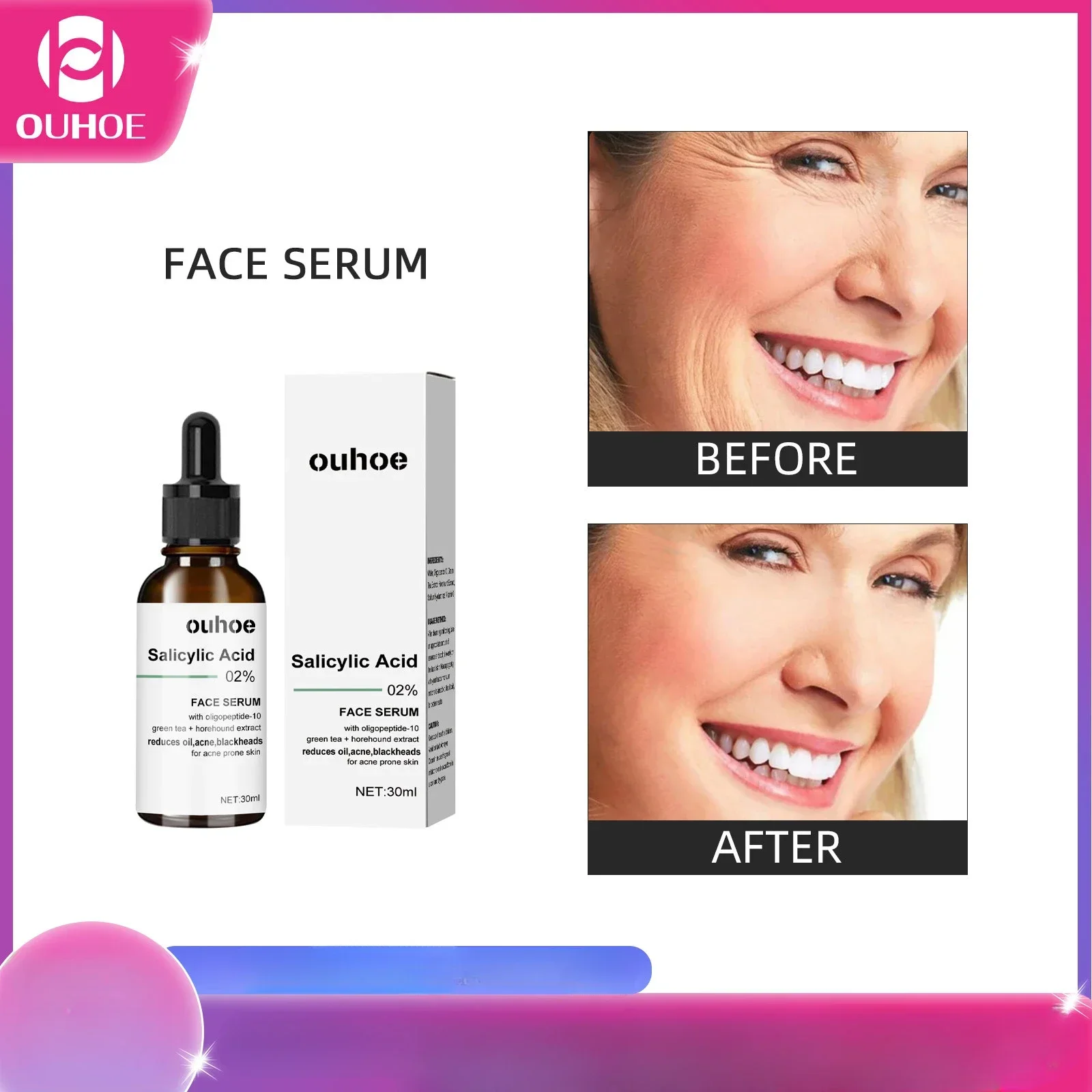 Skin Care Products - Anti Aging Treatment for Face - Vitamin C Serum for Younger, Smooth and Brighter Skin Firming Skin Care