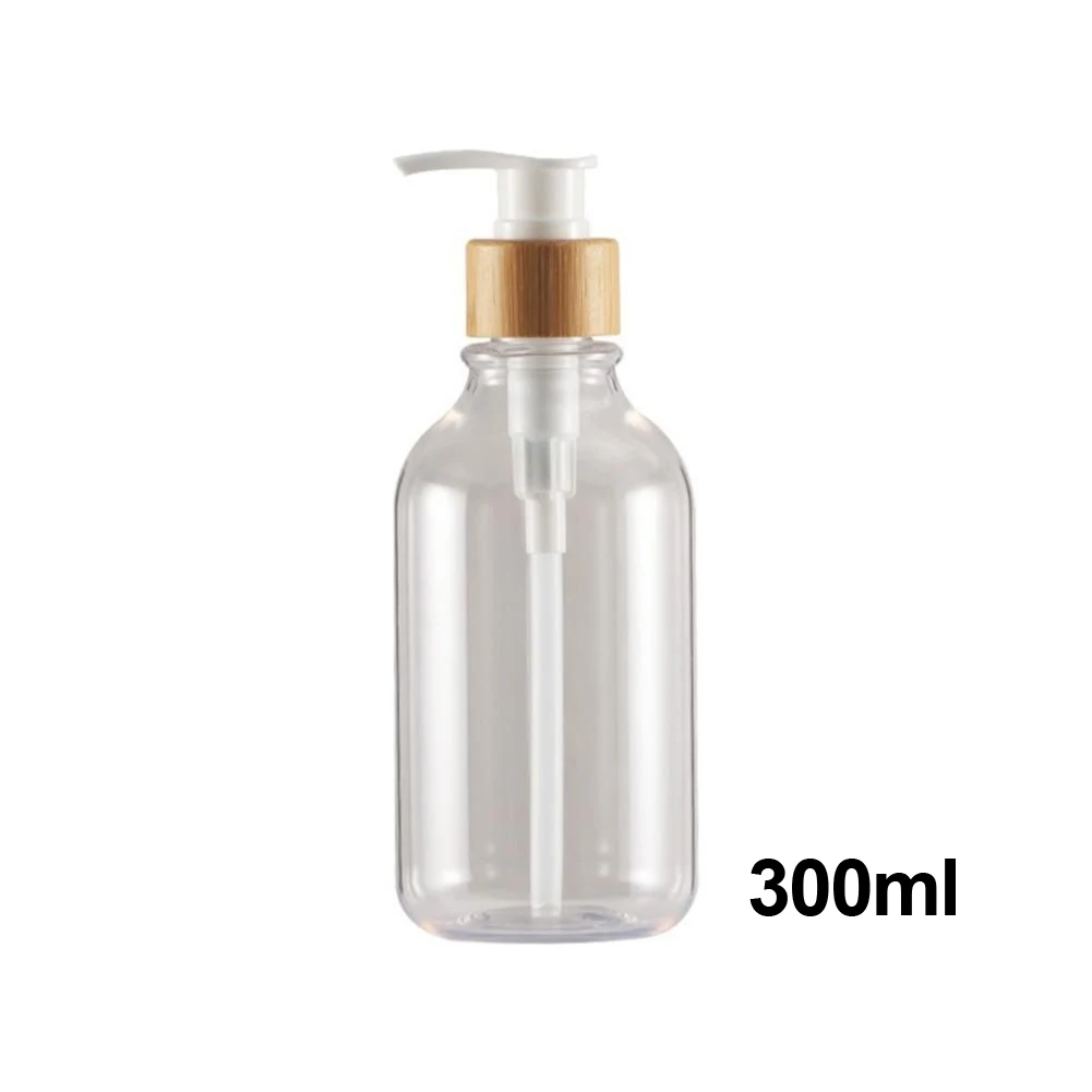 For Bathroom Container Dispenser Bathroom Accessories Bathroom Plastic Material Refillable 300ml Capacity Frosted Style