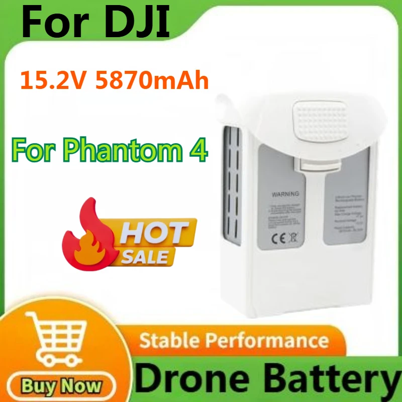 

For Phantom 4 Intelligent Flight Battery For Phantom 4 Pro UAV Replacement Accessories 5870mah 15.2v Flight Time 30 Min KINTESUN