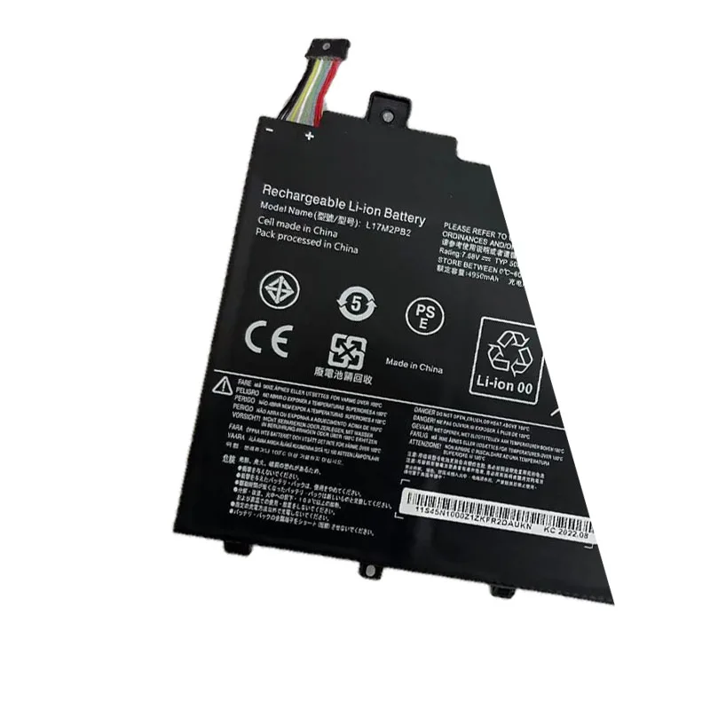 Imagem -04 - Bateria do Portátil para Lenovo L17m2pb2 V33014ikb V330-14arr V130-14ikb E4380 K43c90 E4-arr