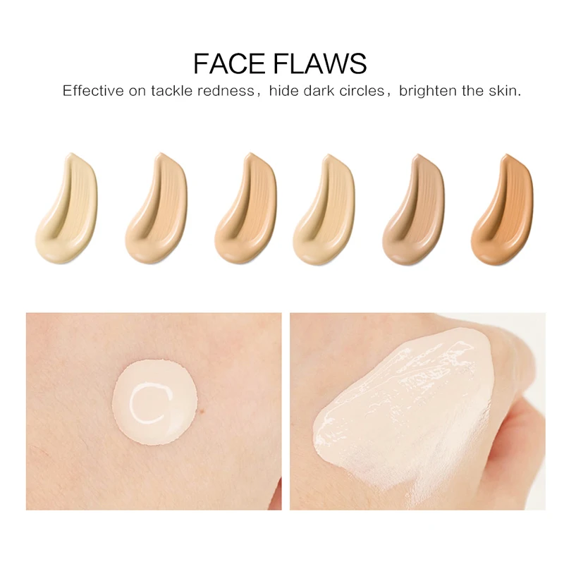 SACE LADY Face Foundation Cream Base Makeup Professional Matte Finish Make Up Liquid Concealer Waterproof Brand Natural Cosmetic