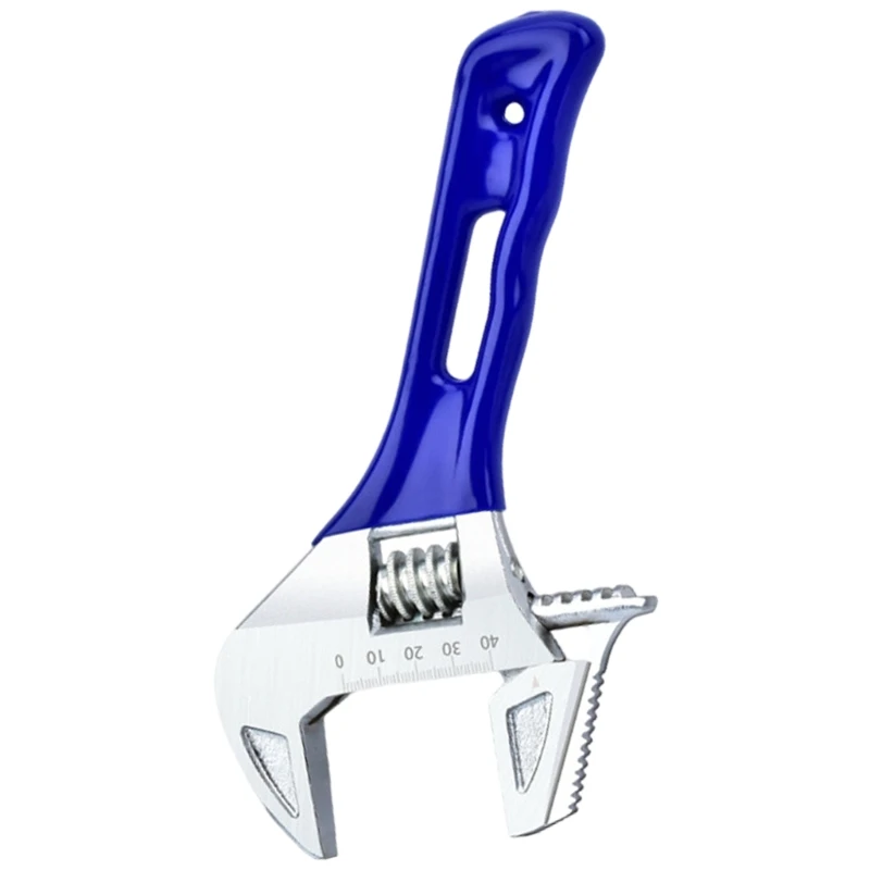 6/8inch Adjustable Wrenches with Wide Jaw, V Construction Opening Wrenches for Mechanics and DIY Enthusiasts