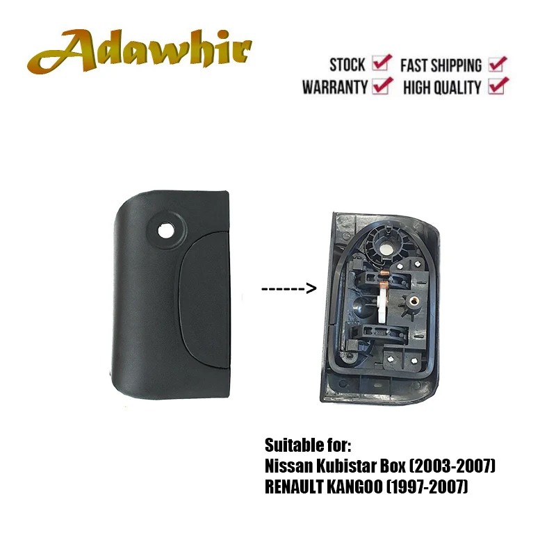 7700303588, 8200153668 For Renault Kangoo 1997-2008 For Nissan Kubistar tailgate handle without lock 2003-2008