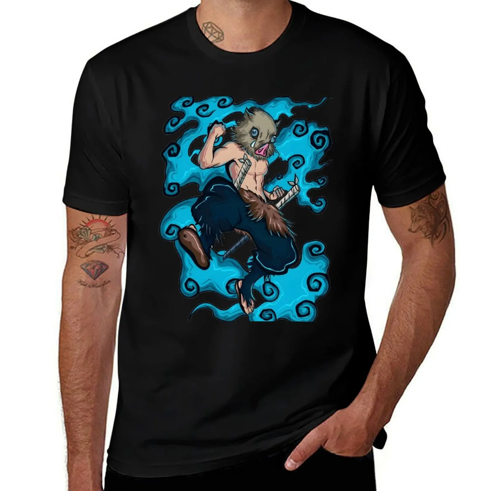 

Beast breathing user T-Shirt graphics anime shirt baggy shirts oversized t shirt men